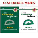 New GCSE Maths Edexcel Knowledge Organiser and Retriever Foundation CGP