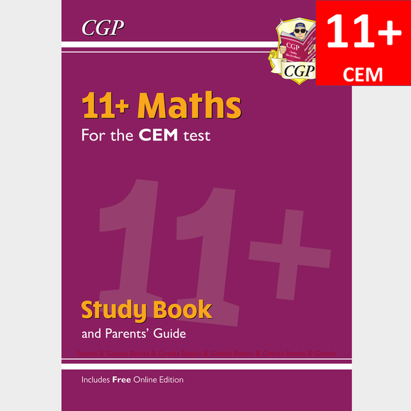 11 Plus Ages 7-11 CEM Maths Study Book with Answer CGP