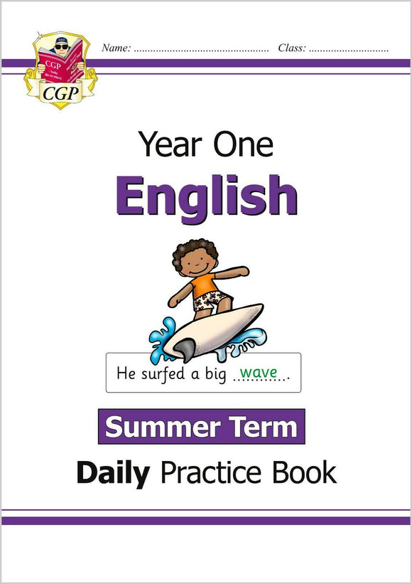 KS1 Year 1 English Daily Practice Book Summer Term with Answer CGP