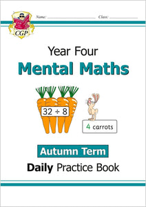 KS2 Year 4 Mental Maths Daily Practice Book  AUTUMN Term with Answer CGP