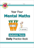 KS2 Year 4 Mental Maths Daily Practice Book  AUTUMN Term with Answer CGP