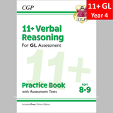 11 PLUS Year 4 GL Verbal Res Practice Book and Assessment Test with Answer CGP