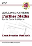 Grade 9-4 AQA Level 2 Certificate Further Maths Revision Guide and Workbook CGP