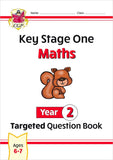 KS1 SATS Year 2 Maths & English Targeted Question Books with Answer Ages 6-7 CGP