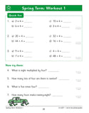 KS2 Year 3 Maths Times Tables 10 Minute Weekly Workouts with Answer CGP