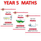 KS2 Year 5 Maths Daily Practice Books Spring Summer Autumn Terms with Answer CGP