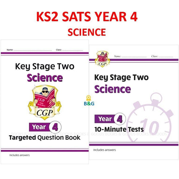 KS2 SATS Year 4 Science Targeted Question Book 10-Minute Tests with Answer CGP