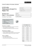 GCSE Maths AQA Practice Papers Higher Grade 9-1 Course CGP