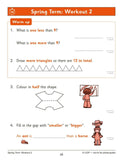 KS1 Year 1 Maths 10 Minute Weekly Workouts included Answer CGP