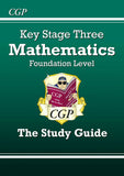 KS3 Years 7-9 Maths Science & English Study Guides Foundation with Answer CGP