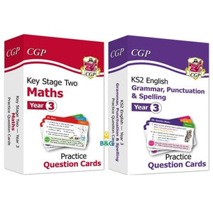 KS2 Year 3 English Grammar Punctuation & Spelling Maths Practice Question Cards