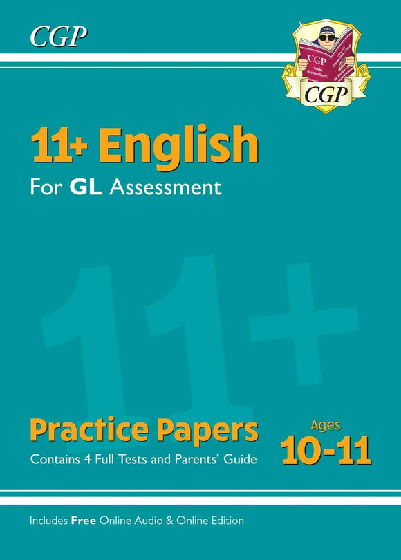 11+ Plus GL Year 6 English Practice Papers Ages 10-11 - Pack 1 CGP