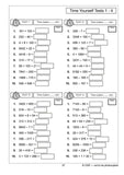 KS2 Year 4  Maths Targeted Study Books and Workout with Answer 3 Books CGP