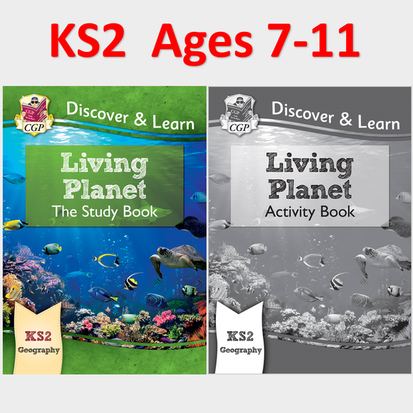 KS2 Geography Living Planet Study and Activity Books Ages 7-11 CGP