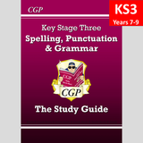 KS3 Years 7-9 Spelling Punctuation and Grammar Study Guide with Answers CGP