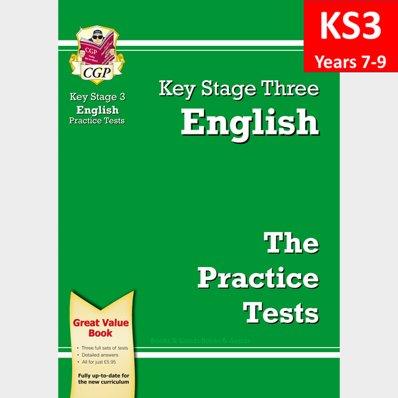 KS3 Years 7-9 English Practice Tests included Answer CGP