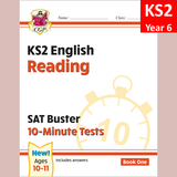 KS2 Year 6 English SAT Buster 10 Minute Tests Reading with Answer Book 1 CGP