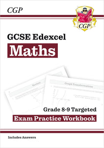 New GCSE Maths Edexcel Grade 8-9 Targeted Exam Practice Workbook with Answer CGP