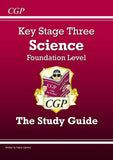 KS3 Years 7-9 Maths Science & English Study Guides Foundation with Answer CGP