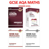 GCSE Maths AQA Revision-Workbook-Question Cards Higher Level Grade 9-1 CGP