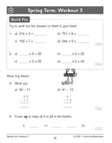 KS2 Year 3 Maths 10 Minute Weekly Workouts Arithmetic with Answer CGP