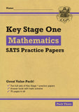 KS1 SATS Ages 5-7 Practice Papers with Answer Maths and English Pack 3  CGP