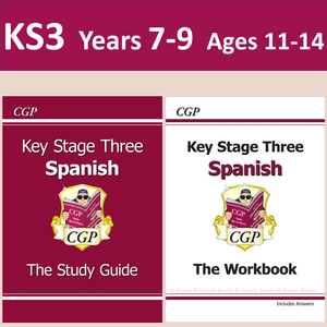 KS3 Years 7-9 Spanish Study Guide and Workbook with Answer CGP