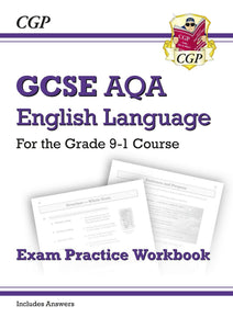 GCSE AQA Grade 9-1 English Language Exam Practice Work Book with Answer CGP