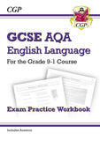 GCSE AQA Grade 9-1 English Language Exam Practice Work Book with Answer CGP