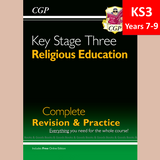 KS3 Years 7-9 Religious Education Complete Revision and Practice with Answer CGP