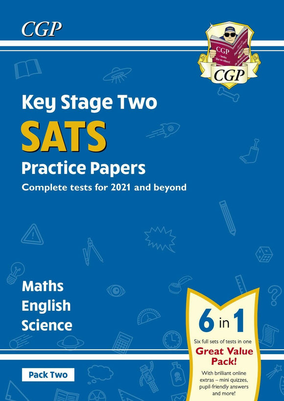 KS2 Complete SATS Practice Papers Pack 2 Science Maths English with Answer CGP