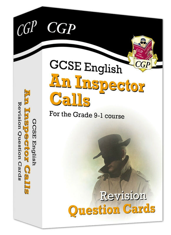 GCSE Grade 9-1 English - An Inspector Calls Revision Question Cards CGP