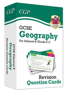 Edexcel B Grade 9-1 GCSE Geography  Revision Question Cards CGP