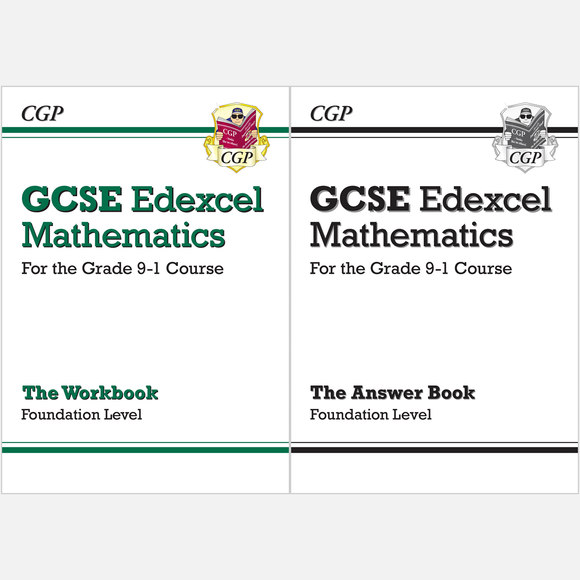 GCSE Maths Edexcel Workbook: Foundation Grade 9-1 Course and Answer CGP