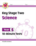 New KS2 Year 5 Science 10-Minute Tests with Answer Ages 9-10 CGP