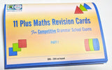 11 Plus Maths Practice Exam Revision Cards 50 plus cards Booklet