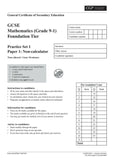 GCSE Maths Edexcel Practice Papers: Foundation Grade 9-1 Course with Answer CGP