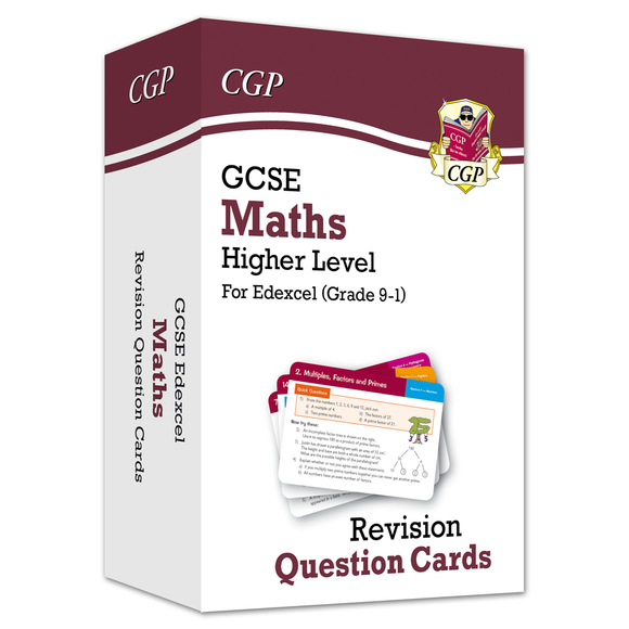 Grade 9-1 GCSE Maths Edexcel Revision Question Cards - Higher Level CGP