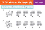 11+ CEM Year 6 Revision Question Cards Non-Verbal Reasoning 3D & Spatial CGP