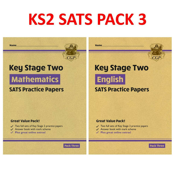 KS2 SATS Practice Papers Maths and English Pack 3 - For 2022 Tests CGP