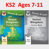 KS2 Geography United Kingdom Study and Activity Books Ages 7-11 CGP