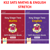 KS2 Maths and English SATS Revision Books (NEW CURRICULUM) Stretch Year 6 CGP