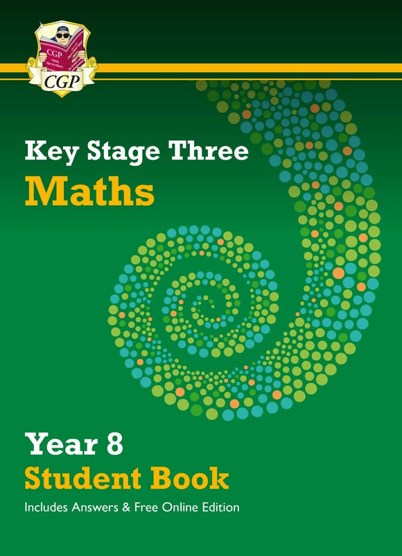 KS3 Year 8 Maths Student Book with answers and Online Edition CGP