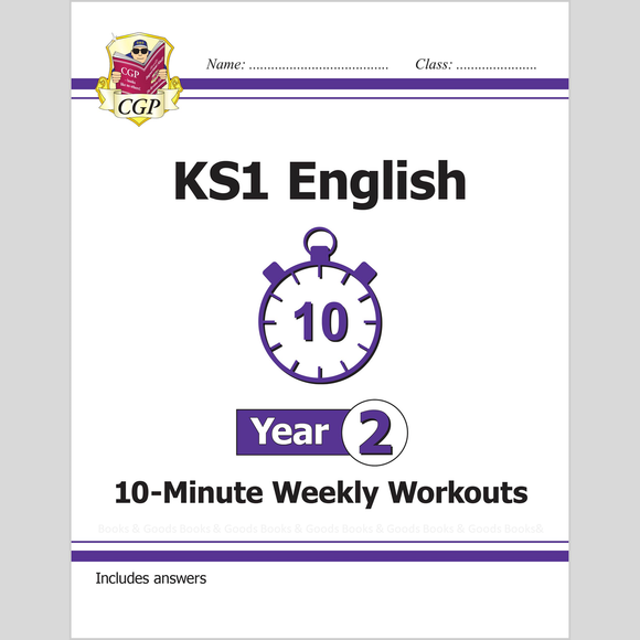 KS1 Year 2 English 10-Minute Weekly Workouts with Answer CGP