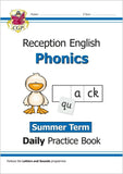 Reception Ages 4-5 Daily Practice Books Maths Phonics Handwriting SUMMER TERM