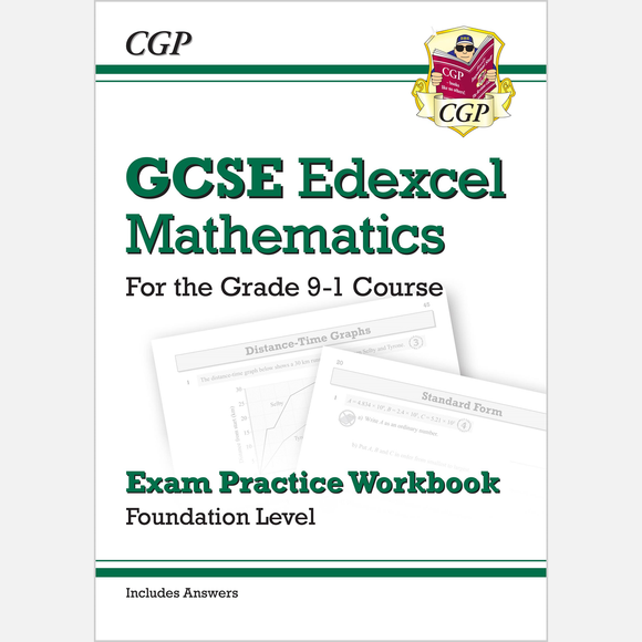 GCSE Maths Edexcel Exam Practice Workbook Foundation Grade 9-1 Course Answer CGP