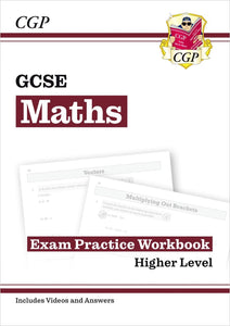 New GCSE Maths Exam Practice Workbook Higher Level with Answer KS4 CGP 2022