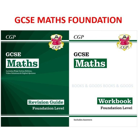 GCSE Maths Revision Guide and Workbook with Answer Foundation Level KS4 CGP