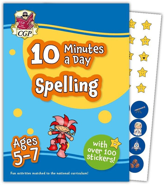 New KS1 Sats English 10 Minutes a Day Spelling for Ages 5-7 Activity Book 2023