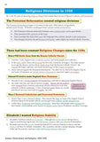 Grade 9-1 GCSE History Edexcel Topic Guide - Early Elizabethan England 1558-88